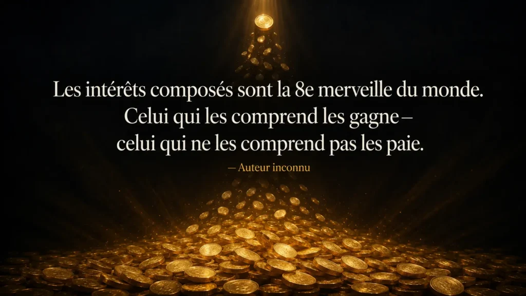 citation sur les intérêts composés la 8e merveille du monde