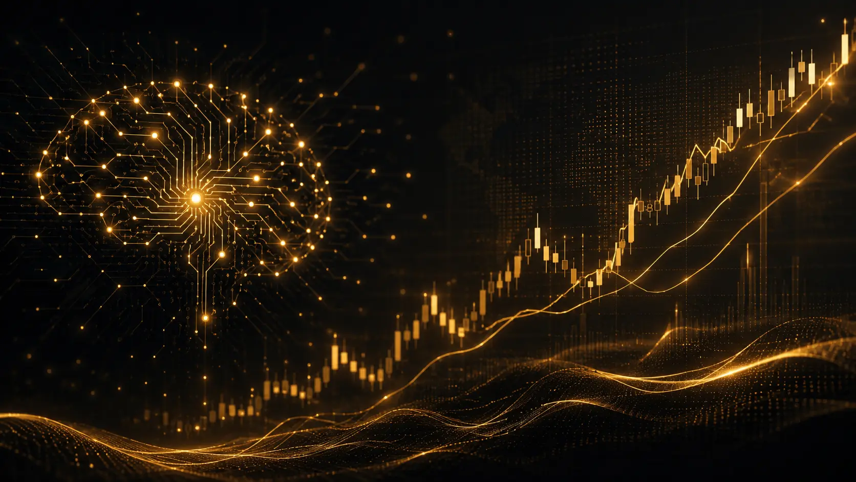 Intelligence artificielle analysant les marchés financiers pour sélectionner des titres à dividendes